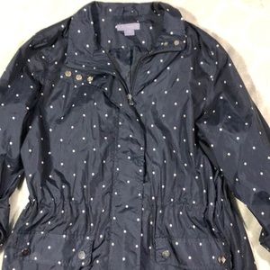 LAURA SCOTT Polka Dot Raincoat